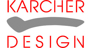 KARCHER DESIGN Drückergarnitur ER55 BAD 83 - Paris, Bad, Edelstahl