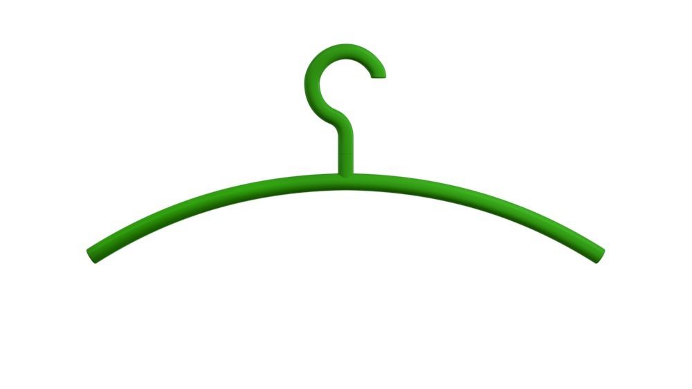 HEWI Kleiderbügel 570.3B, Polyamid, 570.3B 72