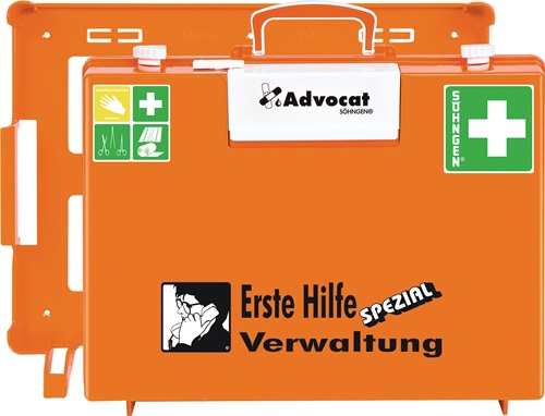 SÖHNGEN Erste Hilfe Koffer Advocat Verwaltung B400xH300xT150ca.mm orange SÖHNGEN