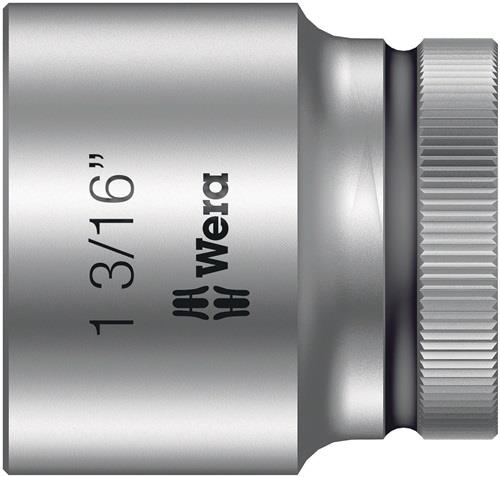 WERA Steckschlüsseleinsatz 8790 HMC Außen-6-kant SW1 3/16Zoll L.42mm Vierkant1/2Zoll