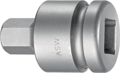 ASW Kraftschraubersteckschlüsseleinsatz 745 3/4 Zoll i6-KT.SW 14mm L.62mm ASW