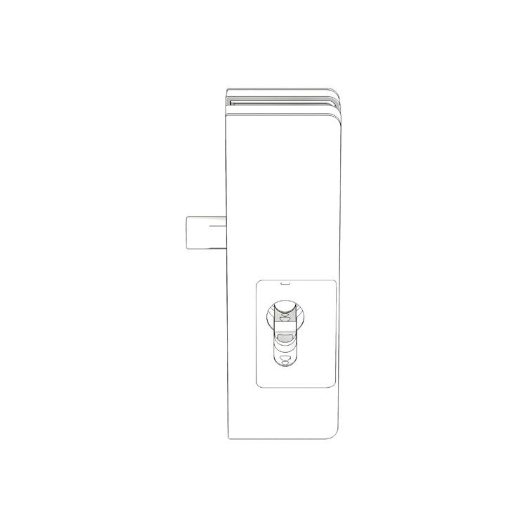 DORMA GLAS Eckschloss MUNDUS PREMIUM US 20, 42.520, Aluminium