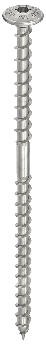 HECO TOPIX-plus T Solar A2 8,0 x 180, Tellerkopf, T-Drive, UK-Gewinde, blank, gleitbeschichtet