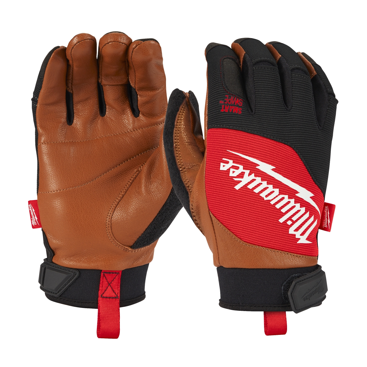 MILWAUKEE Größe 8 (M) Arbeitshandschuhe Leder Hybrid