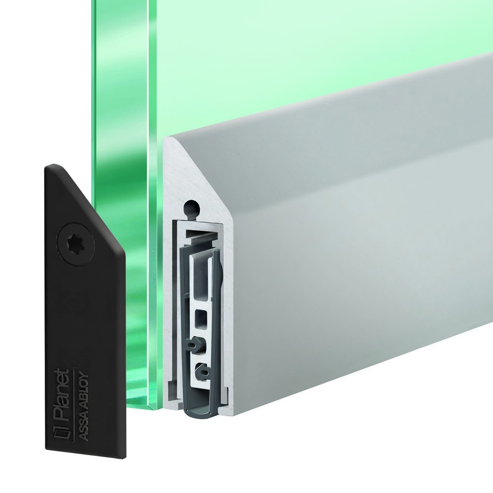 PLANET Glastürdichtung KG-SM-Set schmal FH, Silikon, mit Fixierschrauben, ohne Funktion