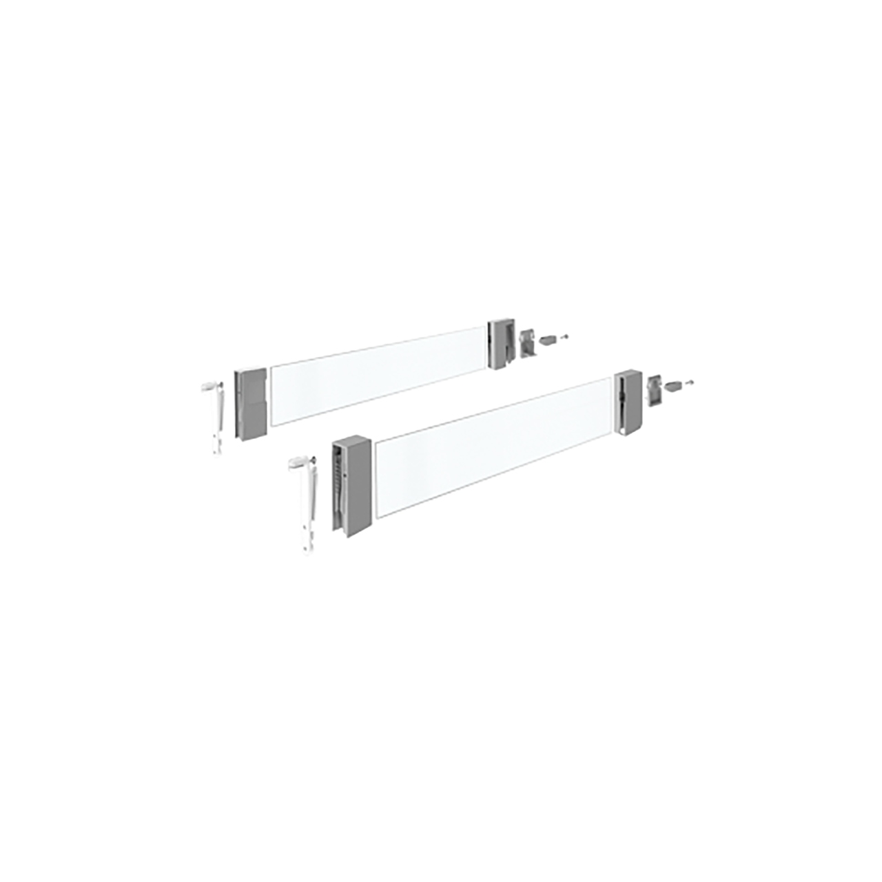 HETTICH DesignSide Glas InnoTech Atira, 420 / 176 mm, weiß, 9194828