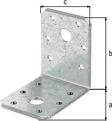 GAH Winkelverb.90x90x40mm Anz.Löcher4/16 S.3mm ETA-08/165 GAH