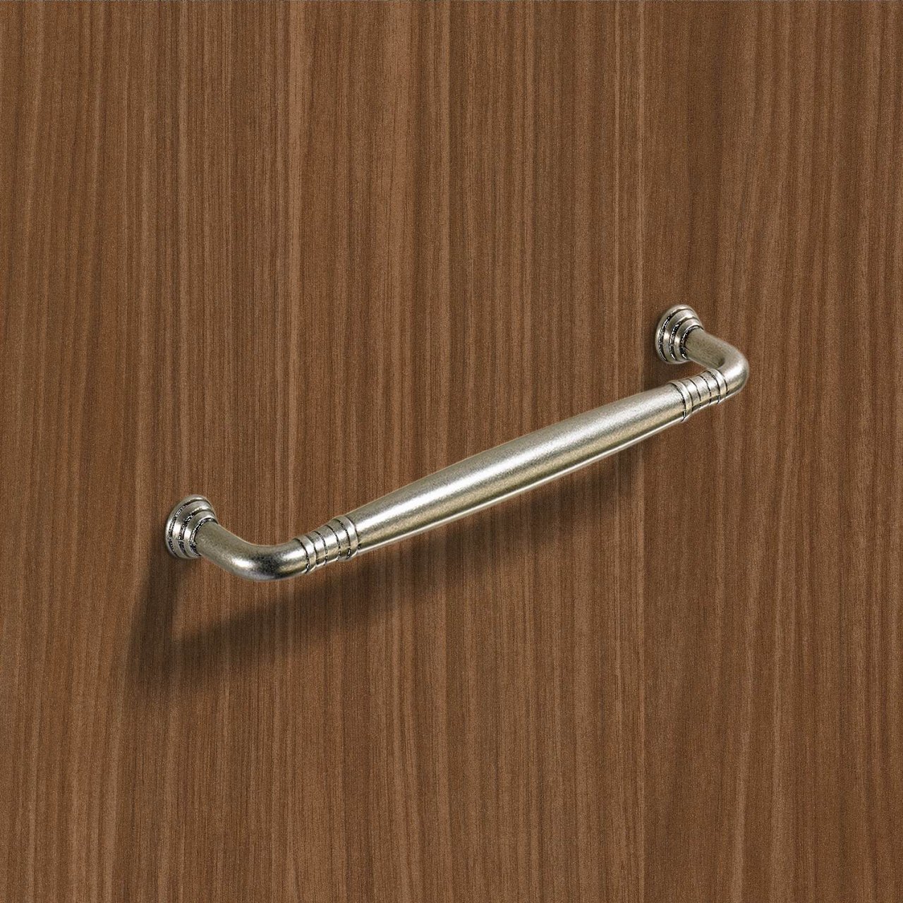 HETTICH Griff Gissi, •–• 128, H 29 mm, ø 12 mm, Zinn Optik, 9112651