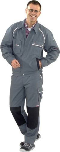 PLANAM Bundjacke Canvas 320 Gr.56 grau/schwarz PLANAM