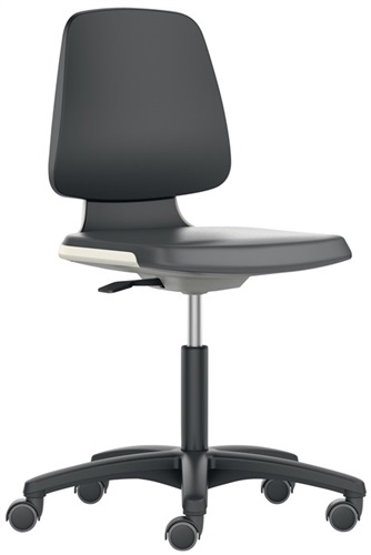 BIMOS Arbeitsdrehstuhl Labsit Rl.Sitzschale blau Supertec-Gewebe schwarz BIMOS Arbeitsdrehstuhl Labsit Rl.Sitzschale blau Supertec-Gewebe schwarz