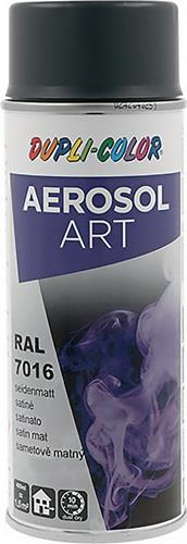 DUPLI-COLOR Buntlackspray AEROSOL Art grau seidenmatt RAL 7016 400ml Spraydose