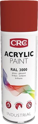 CRC Farbschutzlackspray ACRYLIC PAINT feuerrot glänzend RAL 3000 400ml Spraydose CRC