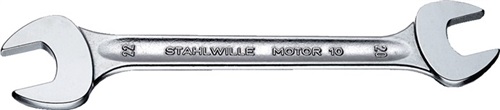 STAHLWILLE Doppelmaulschlüssel MOTOR 10 22x24mm L.250mm verchr.STAHLWILLE
