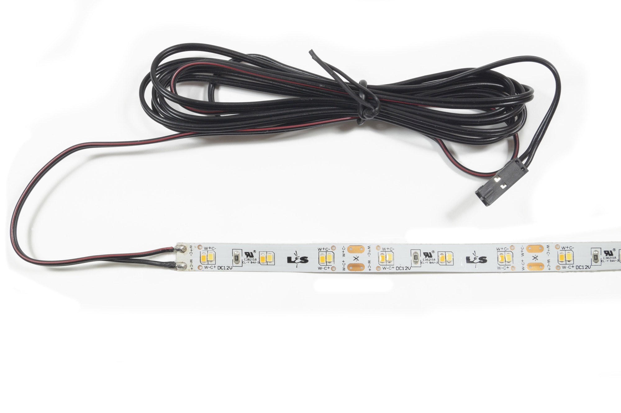 L&S LED-Band 60+60LEDs/m (2216), 2700-6500K, 3+3/50mm, 12VDC, 7,8W/m, 8mmx5m, IP20, Tudo 1,8m Zu