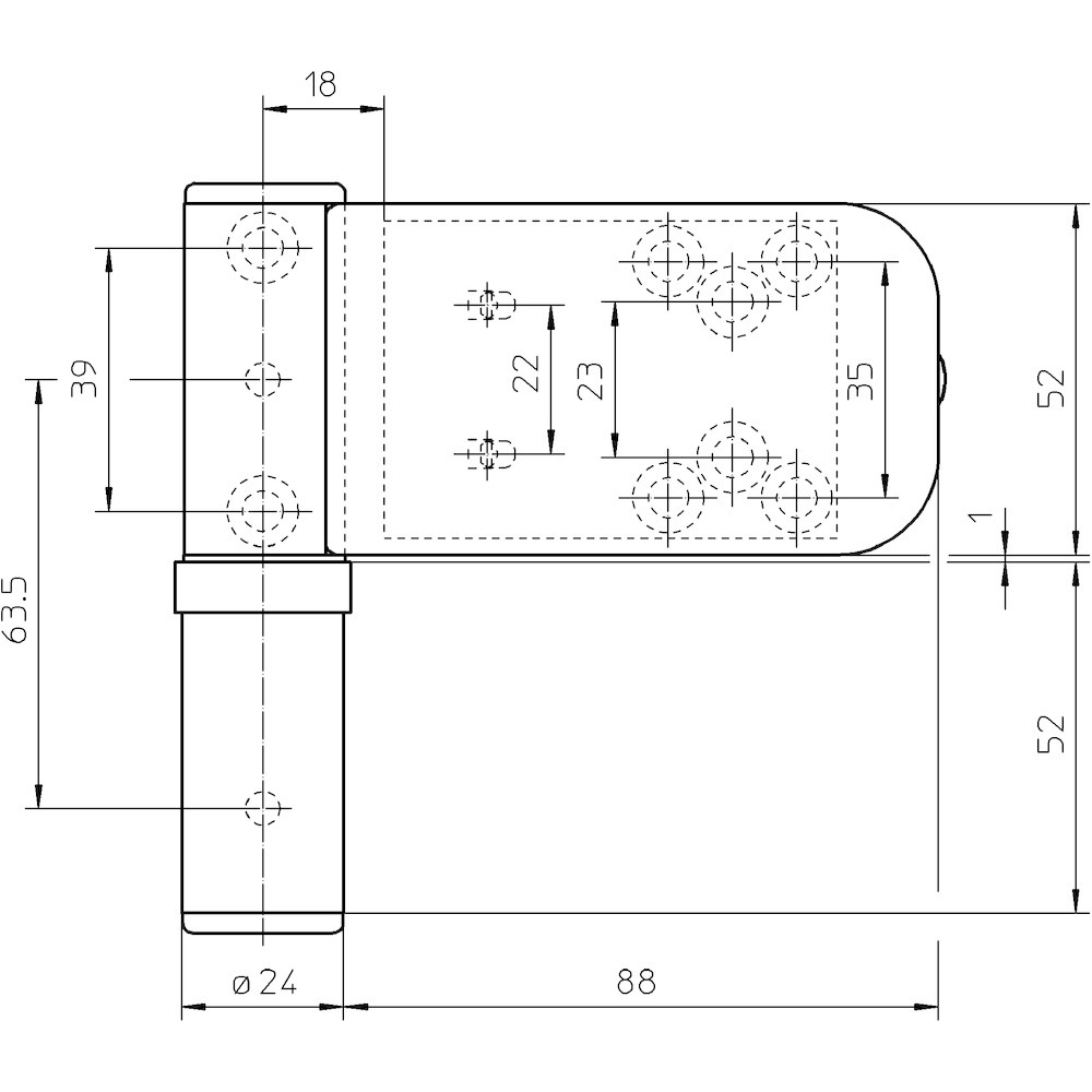 SIMONSWERK Aufschraubband SIKU® 3D K 3035