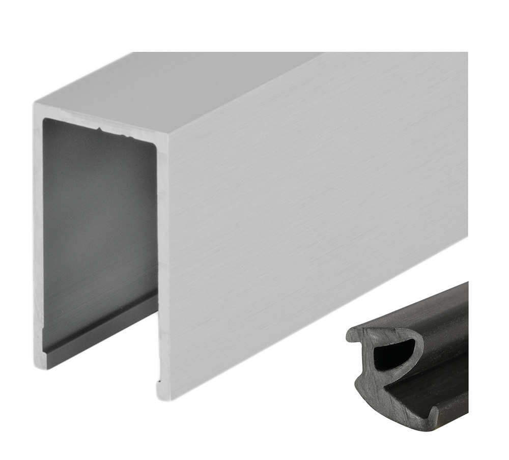 HERMAT Trennwand-Deckenprofil 6958, Aluminium