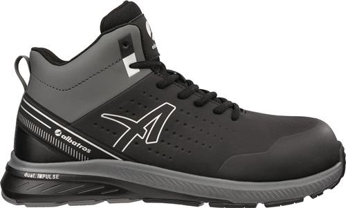 ALBATROS Sicherheitsstiefel Vigor 2 Impulse Black Mid Gr.41 grau S3S EN ISO 20345:2022