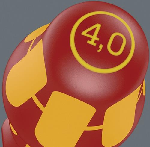 Schraubendreher 3251 Gr.T 20 Klingen-L.100mm VDE isol.slim Fix WIHA