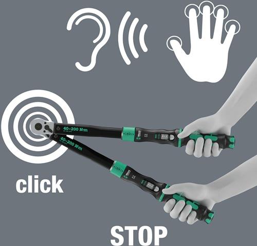 WERA Drehmomentschlüssel Click-Torque Lock C 3 1/2 Zoll 40-200 Nm WERA