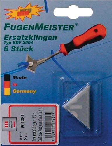 Nordwest Ersatzmesser Fugenmeister Delta 6 St.auf SB-Karte KRONEN-HANSA