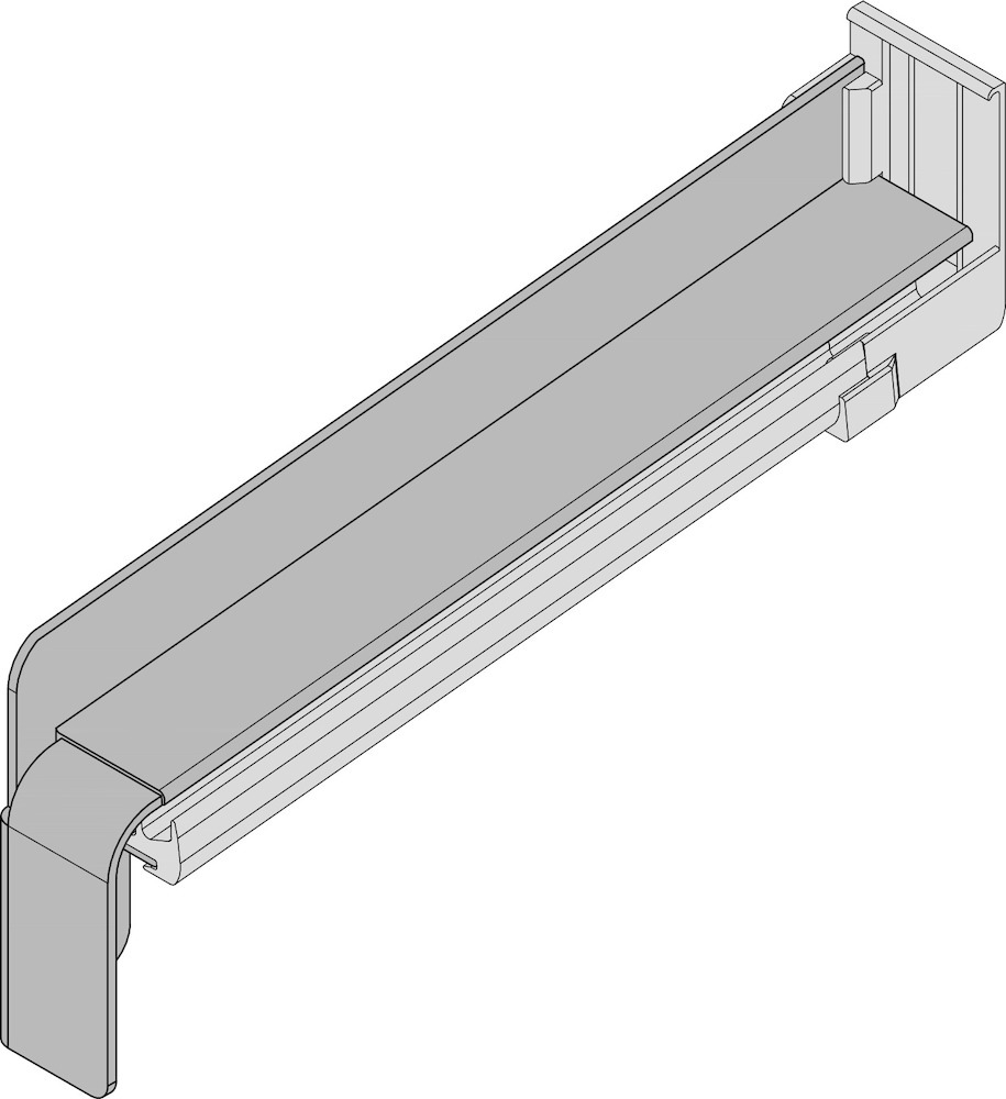 GUTMANN Gleitabschluss BF 4004-Z, 400 mm, mit Dichtstück