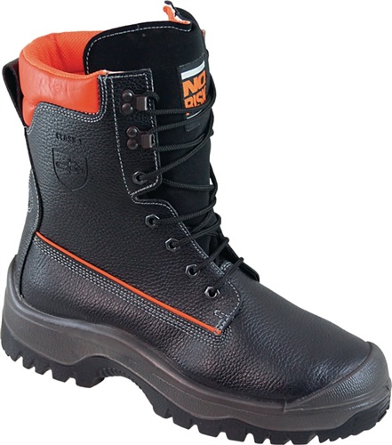 Potthoff Forstsicherheitsstiefel NoRisk Gr.44 schwarz/orange Leder S3 SRC EN20345/EN17249