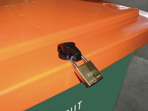 CRAEMER Streugutbehälter L790xB605xH775mm 210l HD-PE grün/orange