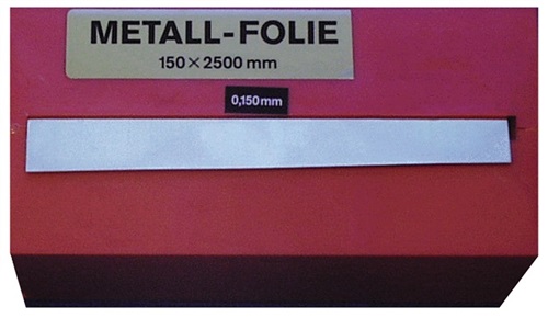 RECORD Metallfolie D.0,025mm STA L.2500mm B.150mm RECORD