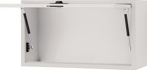 BEDRUNKA+HIRTH Hängeschrank H400xB700xT310mm Vollblechtür lichtgrau/lichtgrau