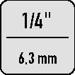 PROMAT Kombigewindebohrer HSSG 1/4 Zoll 6KT M6x5,0mm Steig.1,00mm PROMAT