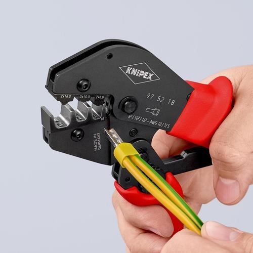 KNIPEX Crimpzange L.250mm 2x6,2x10,2x16 (AWG 2x10,2x7,2x5) mm² KNIPEX KNIPEX Crimpzange L.250mm 2x6,2x10,2x16 (AWG 2x10,2x7,2x5) mm² KNIPEX