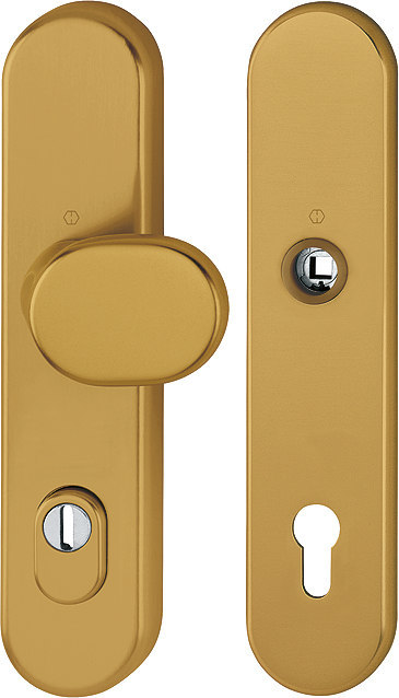 HOPPE® Schutz-Wechselgarnitur mit Langschild 86G/3332ZA/3310, ohne Lochteil, ES1, 8/10/92 mm, Aluminium, 11982482 HOPPE® Schutz-Wechselgarnitur mit Langschild 86G/3332ZA/3310, ohne Lochteil, ES1, 8/10/92 mm, Aluminium, 11982482