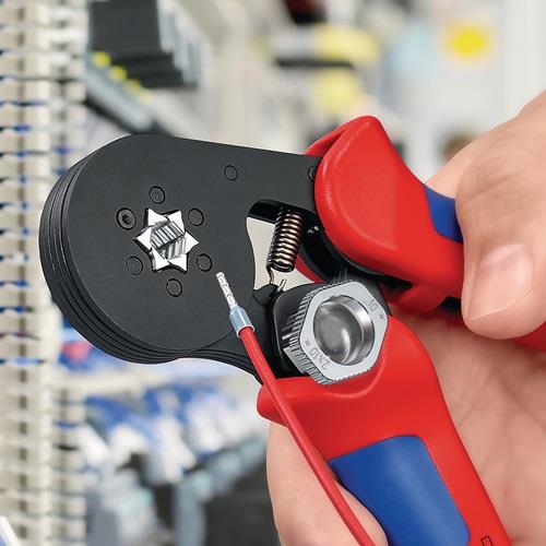 KNIPEX Aderendhülsenzange Gesamt-L.180mm 0,08-10,0 (AWG 28-7)mm² brün.Mehrkomp.-Hüllen KNIPEX Aderendhülsenzange Gesamt-L.180mm 0,08-10,0 (AWG 28-7)mm² brün.Mehrkomp.-Hüllen
