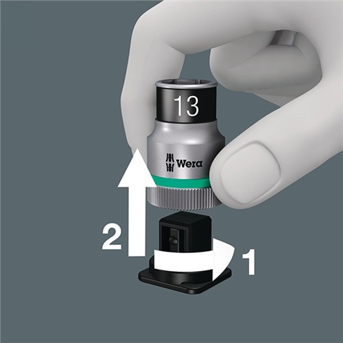 WERA Steckschlüsselsatz 8790 HMC HF 10-tlg.1/2 Zoll 10-19mm f.a6-KT.-Schr.WERA WERA Steckschlüsselsatz 8790 HMC HF 10-tlg.1/2 Zoll 10-19mm f.a6-KT.-Schr.WERA