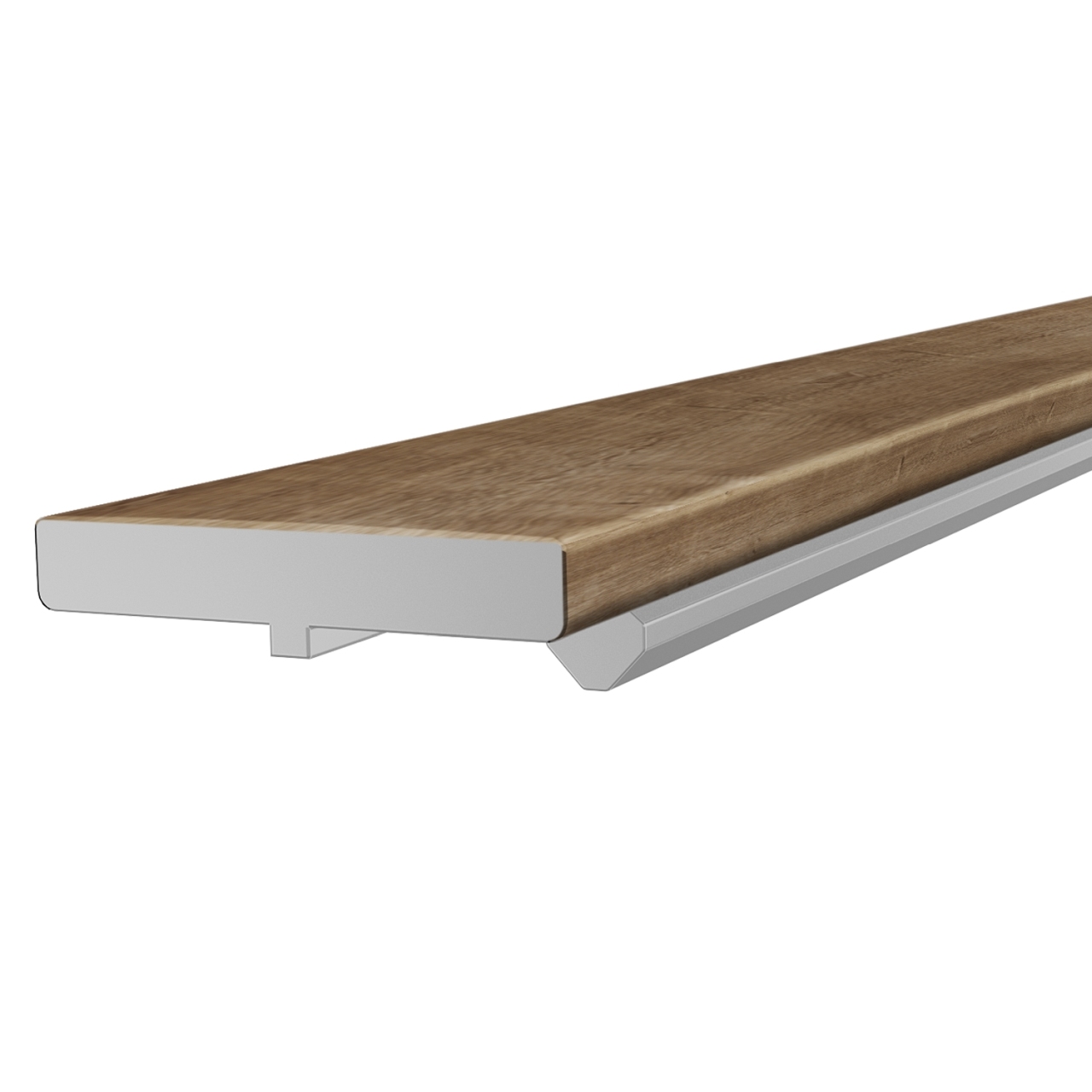 HETTICH AvanTech YOU DesignProfil in Akzentfarbe, Nussbaum Optik, 600 mm, 9255802