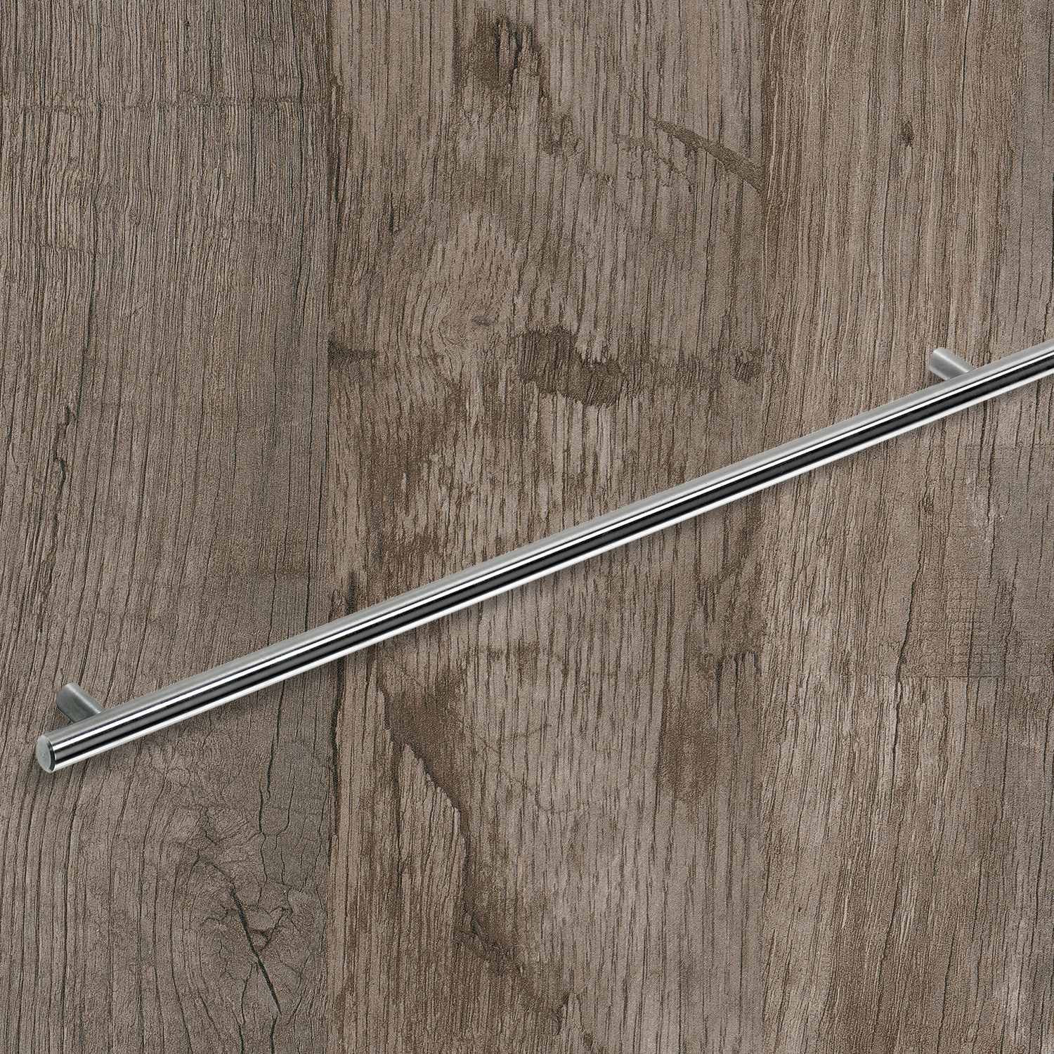 HETTICH Stangengriff Salvia, •–• 736, L 796 mm, H 35 mm, ø 12 mm, Edelstahl gebürstet, 9071038