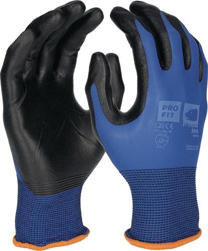 PRO FIT Handschuh SPIKE Gr.8 blau/schwarz EN 388/EN 407 PSA II PRO FIT