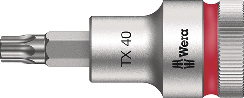 WERA Steckschlüsseleinsatz 8767 C HF TORX® 1/2 Zoll T40 L.60mm WERA WERA Steckschlüsseleinsatz 8767 C HF TORX® 1/2 Zoll T40 L.60mm WERA