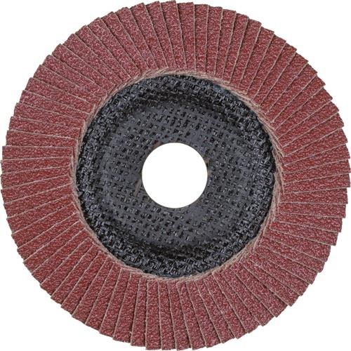 PFERD Fächerscheibe POLIFAN A PSF STEELOX D.125mm K.120 kon.Stahl/Holz Korund A PFERD