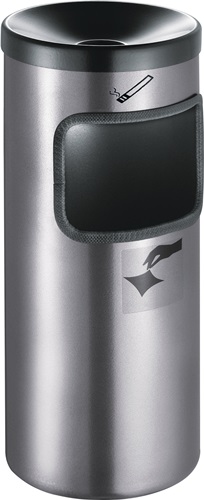 TKG Sicherheitswandascher Ø180xH410mm graphit m.Kippvorrichtung TKG