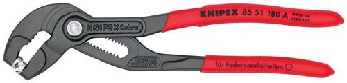 KNIPEX Federbandschellenzange Gesamt-L.180mm Kap.max.50mm Einstellungen 15