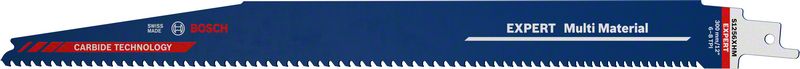 BOSCH EXPERT ‘Multi Material’ S 1256 XHM Säbelsägeblatt, 10 Stück. Für Säbelsägen