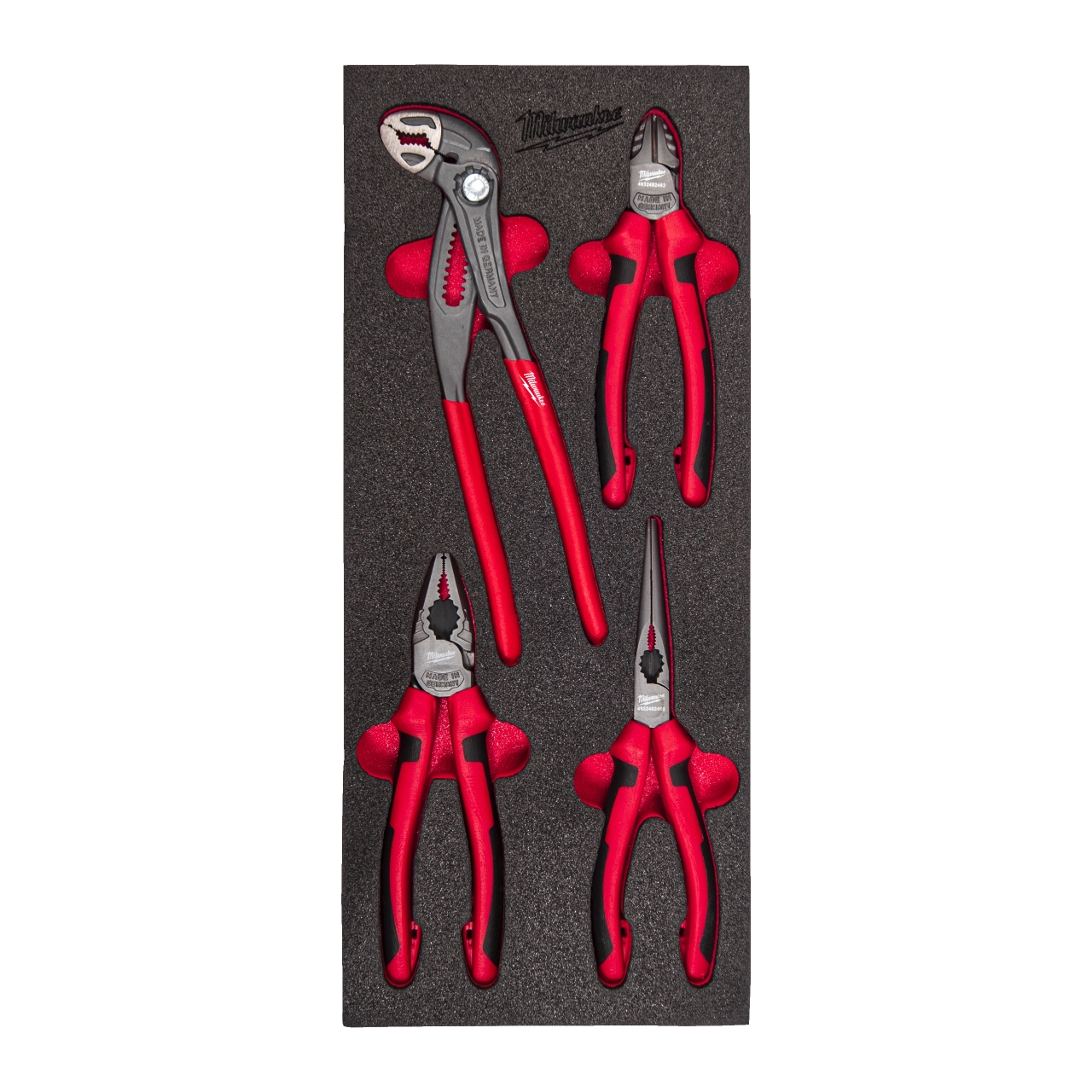MILWAUKEE 4-teilige Einlage für Werkstattwagen 78 cm Zangen Einlage