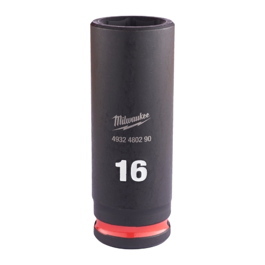 MILWAUKEE 16 x 65 mm SHOCKWAVE Schlagnuss 3/8" lang