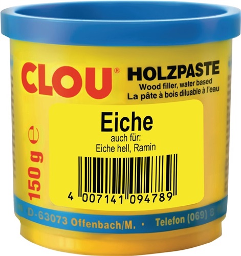 CLOU Holzpaste Farbe 05 eiche 150g Dose CLOU