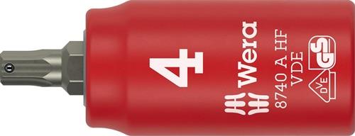 WERA Steckschlüsseleinsatz 8740 A VDE HF 1/4 Zoll SW 4mm L.45mm WERA
