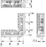 WINKHAUS Bohrlehre LE.B.FL.K 20-9, Stahl, WINKHAUS Bohrlehre LE.B.FL.K 20-9, Stahl,