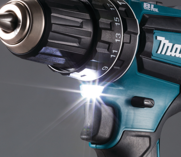 MAKITA Akku-Schlagbohrschrauber 18V / 2x 5,0 Ah DHP485RTJ