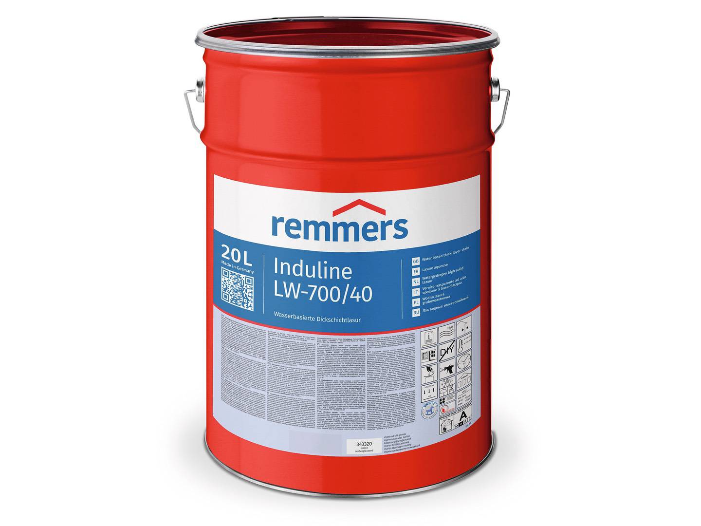 REMMERS Induline LW-700 hemlock UV (RC-1500) seidenglänzend 20 l