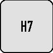 PROMAT Handreibahle DIN 206 H7 Form B D.12mm HSS drallgenutet PROMAT